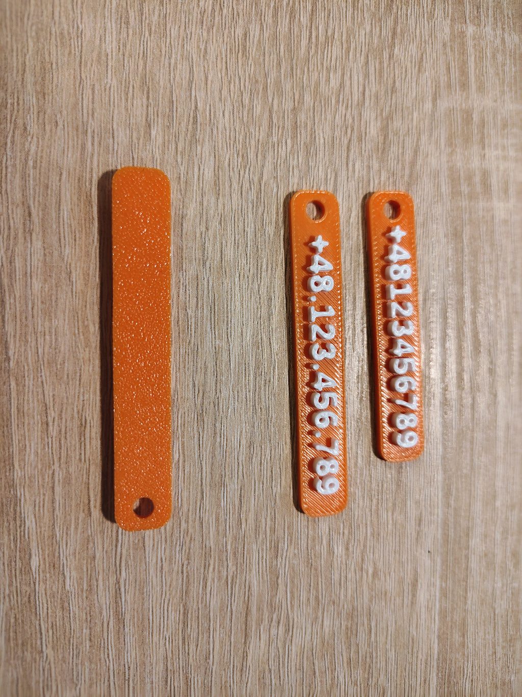 Lost & Found Phone Number Key Tag – Personalized Contact Tag for Keys, Bags and Pet Collars
