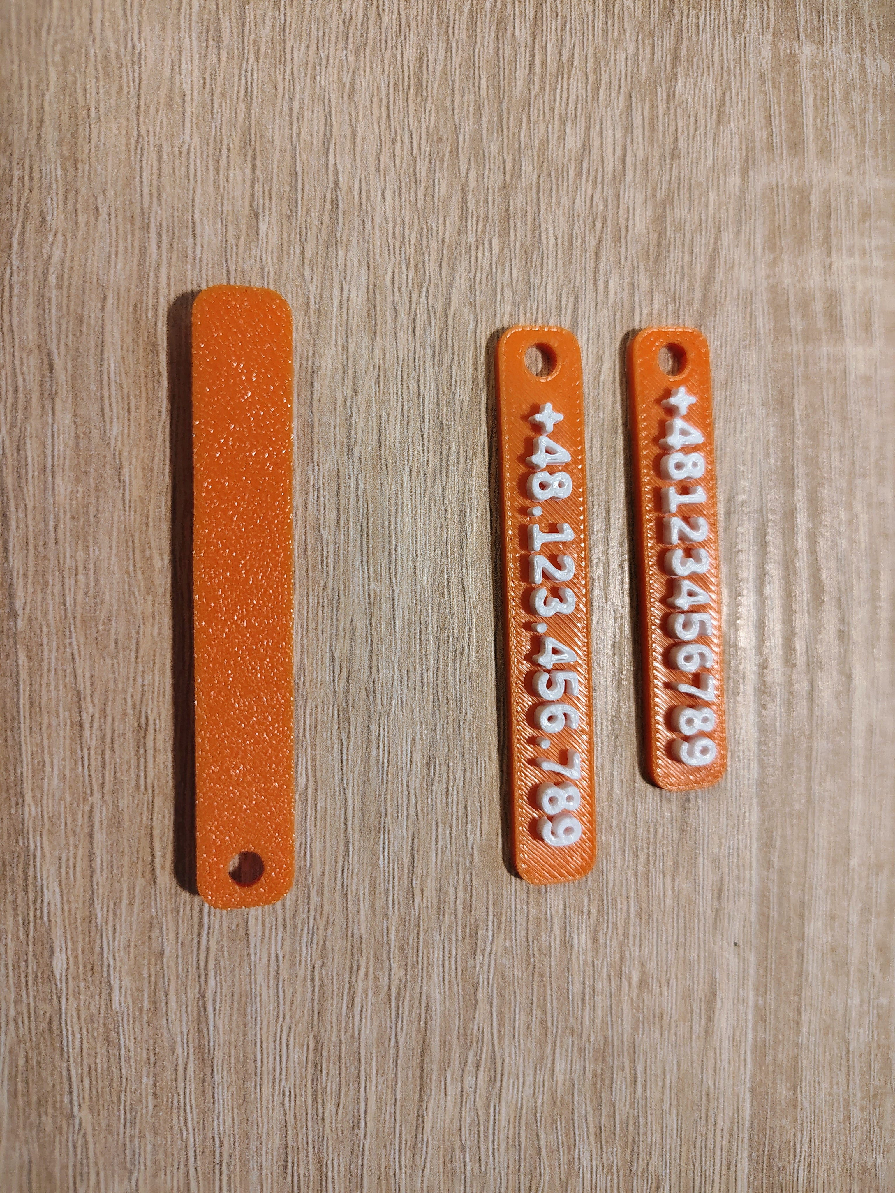 Lost & Found Phone Number Key Tag – Personalized Contact Tag for Keys, Bags and Pet Collars