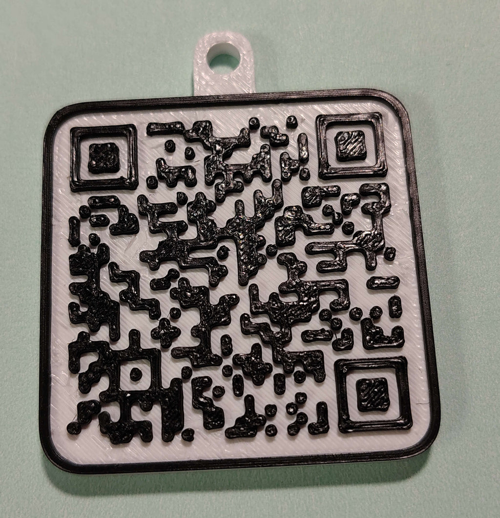 QR code keychain