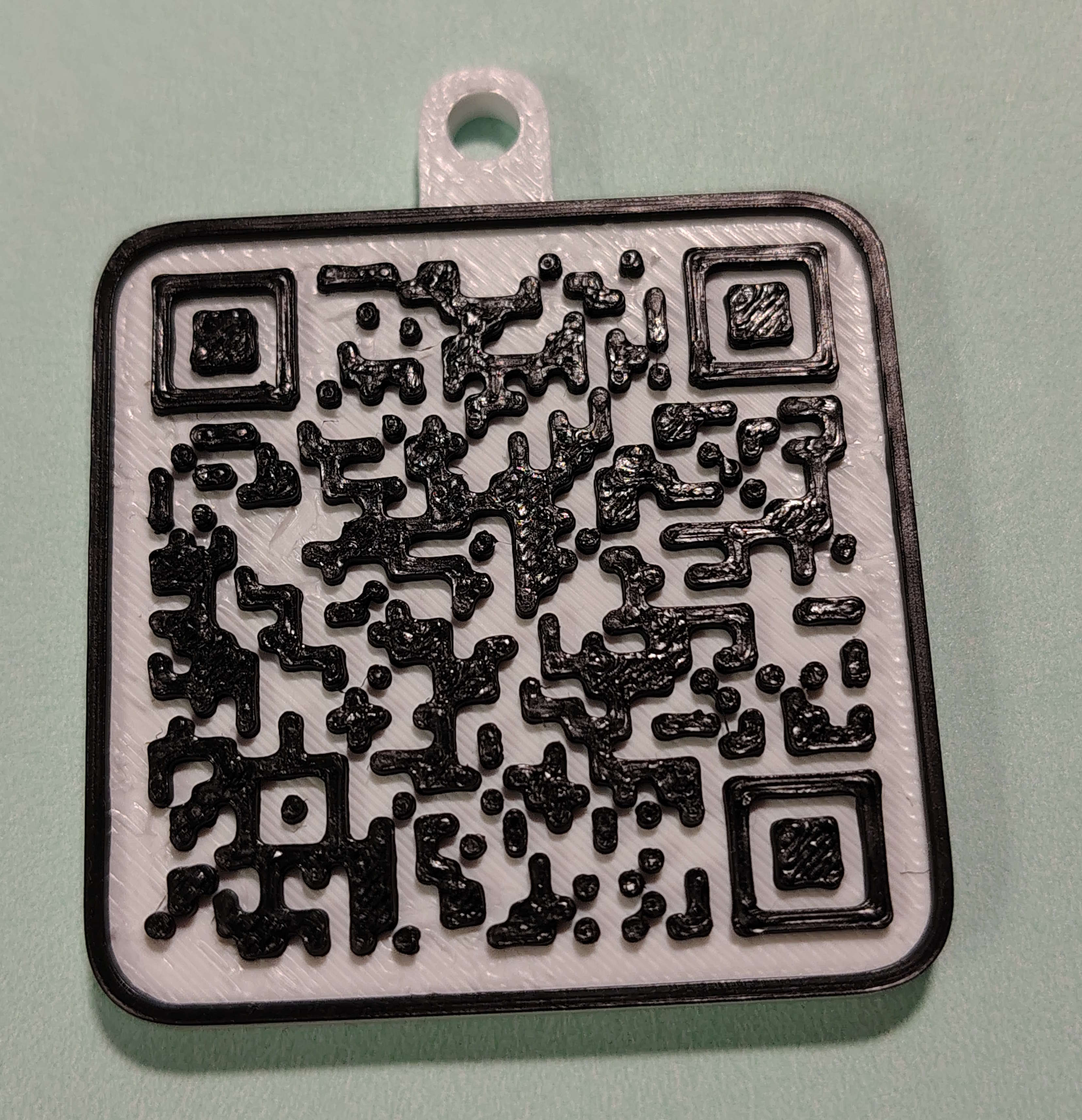 QR code keychain