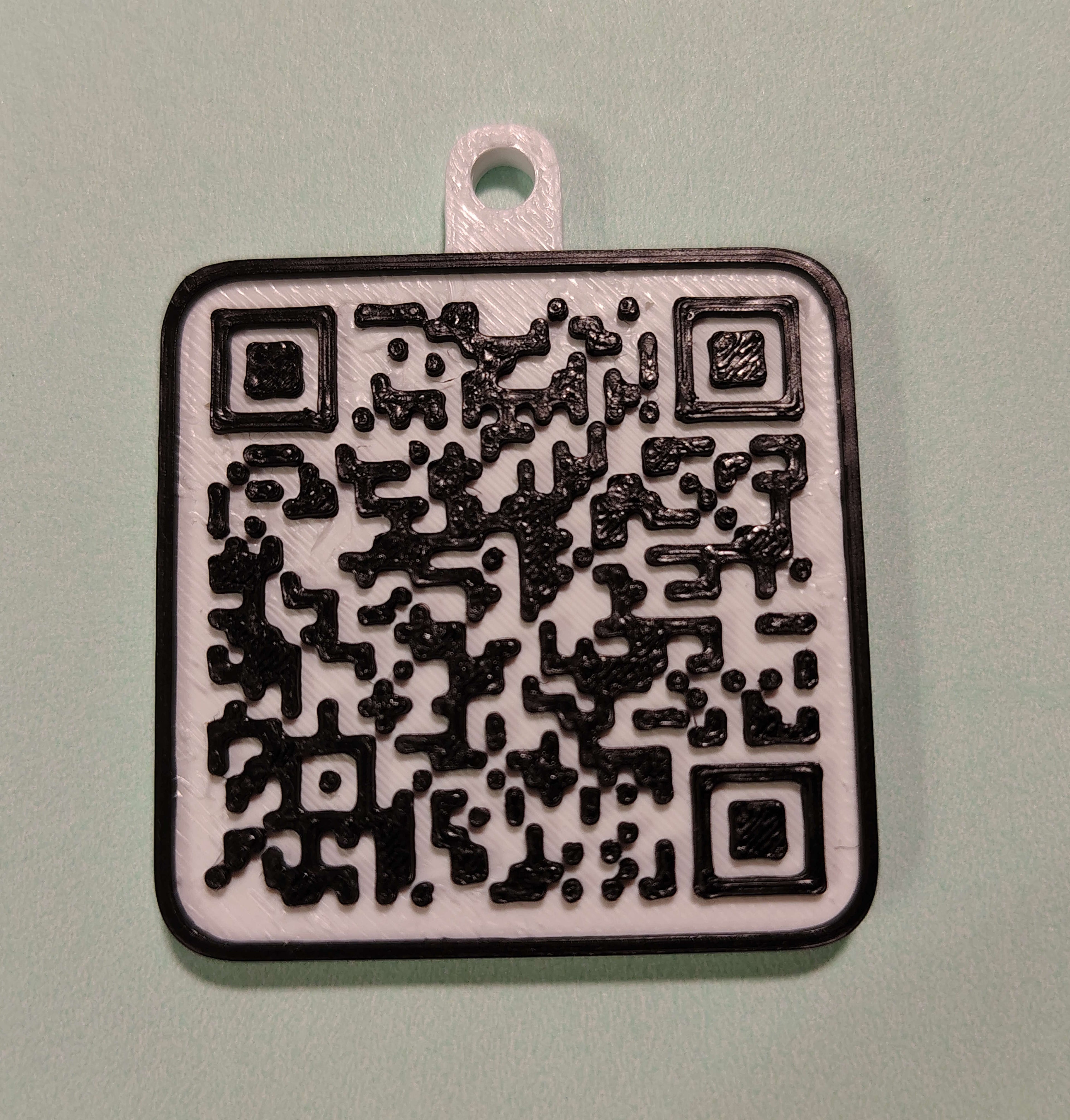 QR code keychain